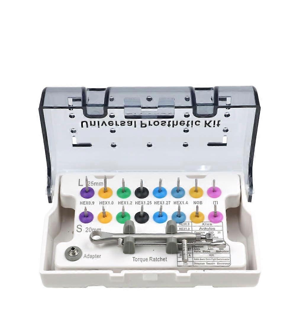 Implant Prosthetic Kit Torque Wrench Prosthetic Kit and Spare Parts Latch-Type Multi Driver Tool HYG-DH163