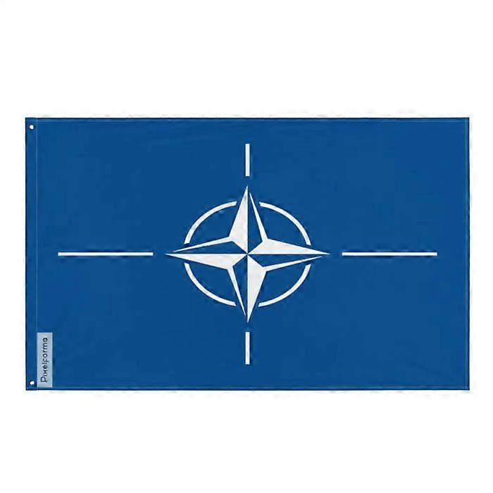 NATO Flag – 90 x 150 cm – Polyester – Iron Eyelets – Weather Resistant