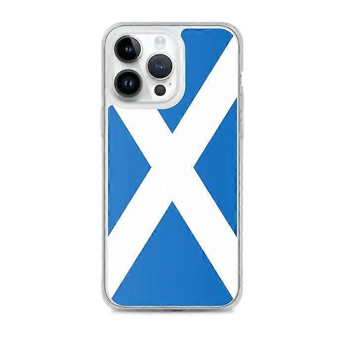 iPhone Case - Scotland Flag - iPhone 14 Pro Max - Flexible - Multicolor - Transparent TPU