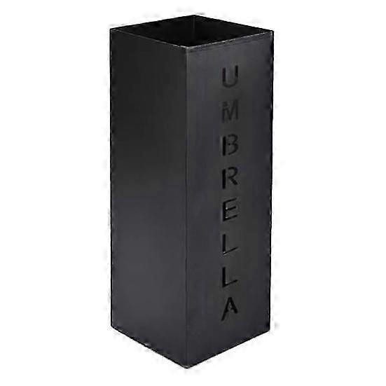 Support de parapluie en métal autoportant robuste - Design moderne pour l’entrée du bureau à domicile (noir) -YT4
