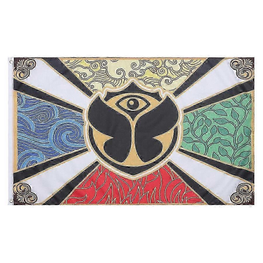 Tomorrowland Flag Rust-Proof Copper Ring & HD Printing