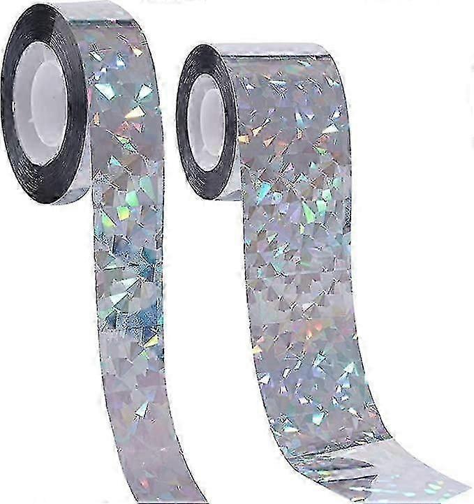 Bird Repellent Tape - Bird Scarer Scarecrow To Drive Away Pigeon Sparrow Crows(width2.4cm*length 50m