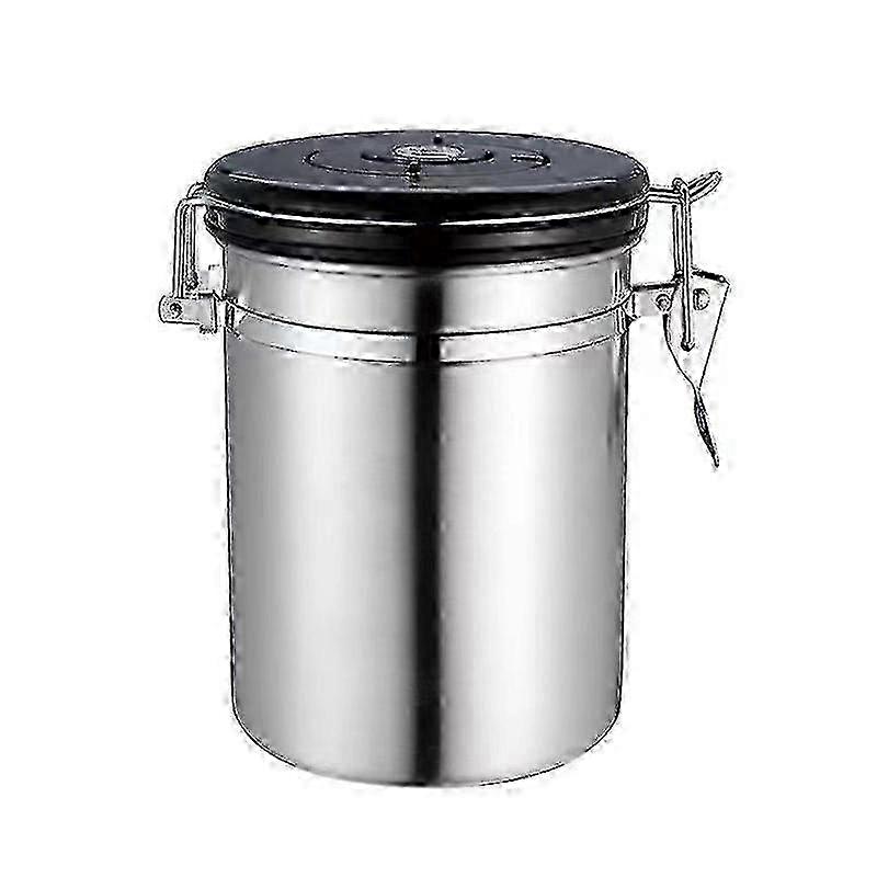 Large 1.5L Coffee Container - Stainless Steel Airtight Design with Measuring Scoop Included 2025