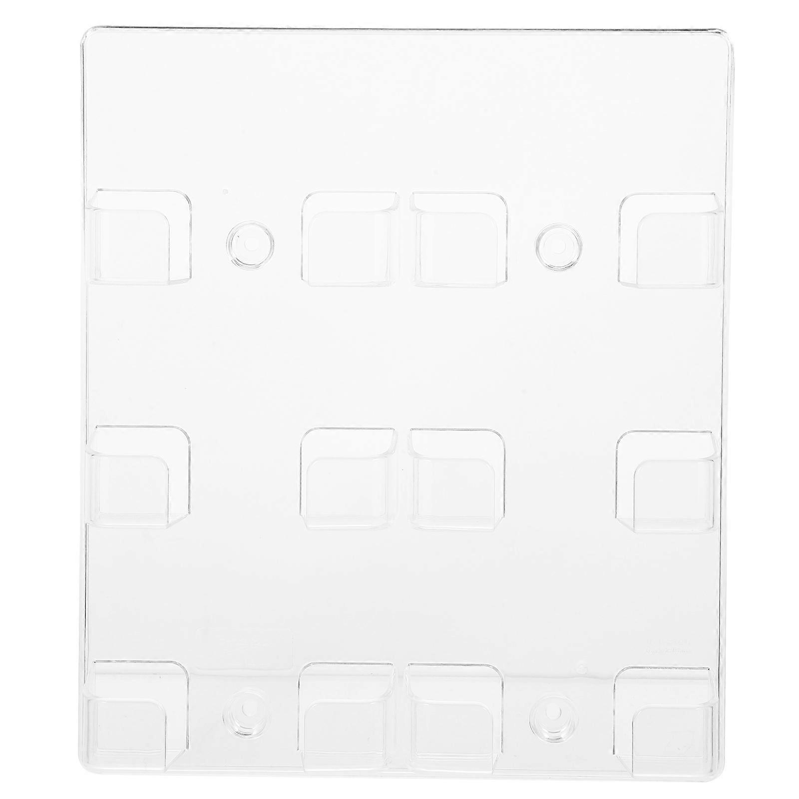 a polished and professional product description based on your :
**Wall Mountable Business Card Holder Rack – Transparent Slot Organizer for