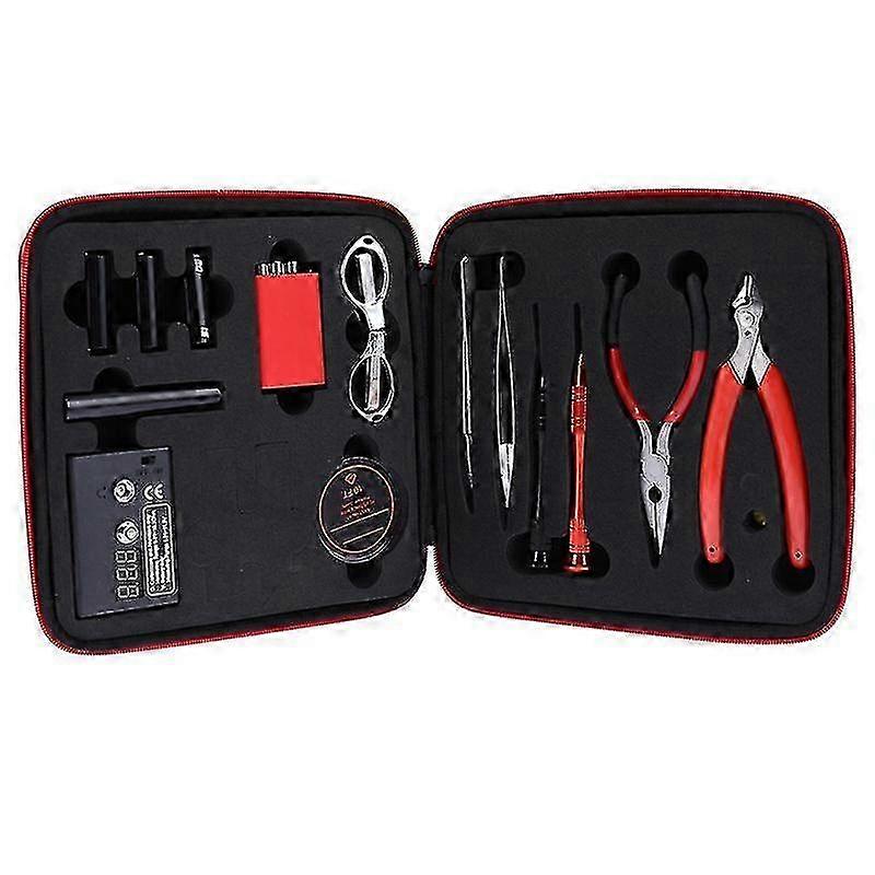 Coil Jig Kit DIY Tool Coil MasterCigarettes Electronic Accessories Case Bag Mini DIY Tools Set