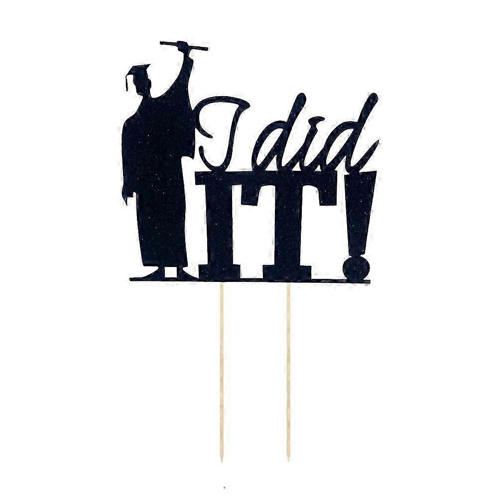 4 Pcs Blue Graduation Cap Class 2022 Graduation Cupcake Picks Cake Decorating