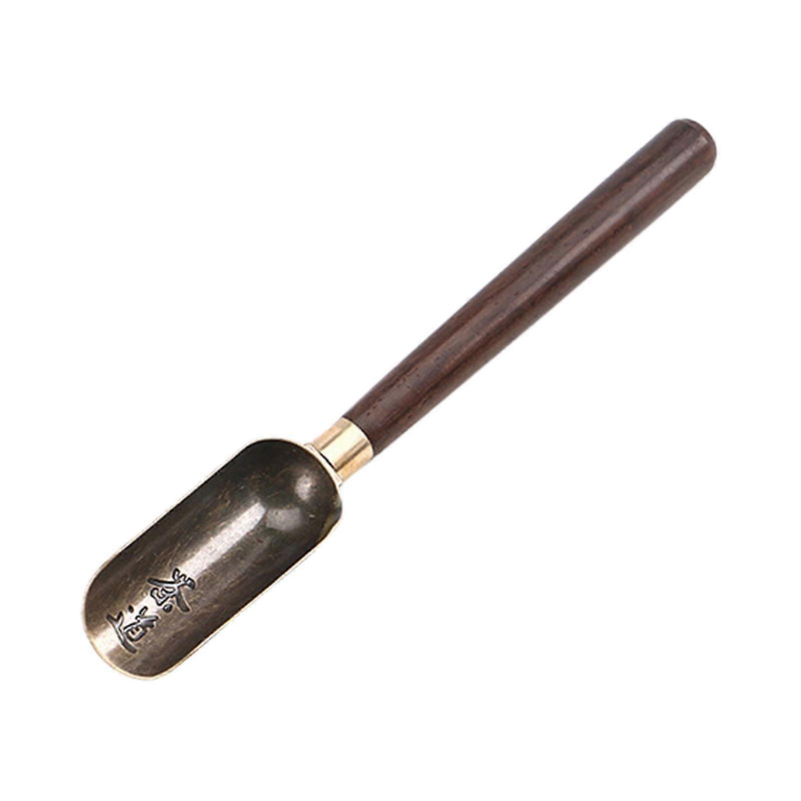 Kung Fu Tea Spoon Loose Leaf Tea Measuring Spoon Copper Multifunction Measuring