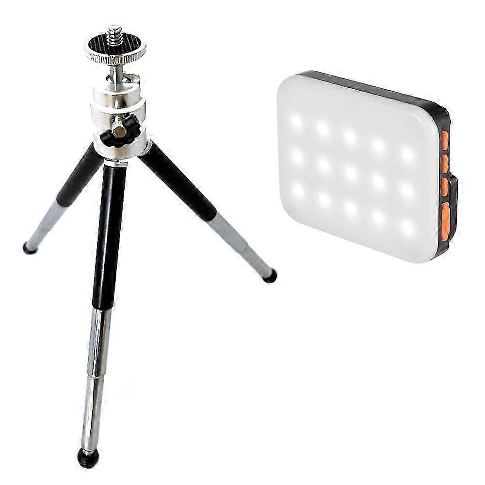 3200K-6500K RGB LED Video Light Portable Full Color Fill Light with Telescopic Stand for Camera Stu