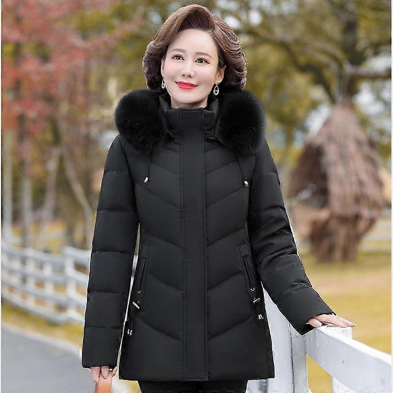 Winter New Women's White Duck Down Warm Down Jacket