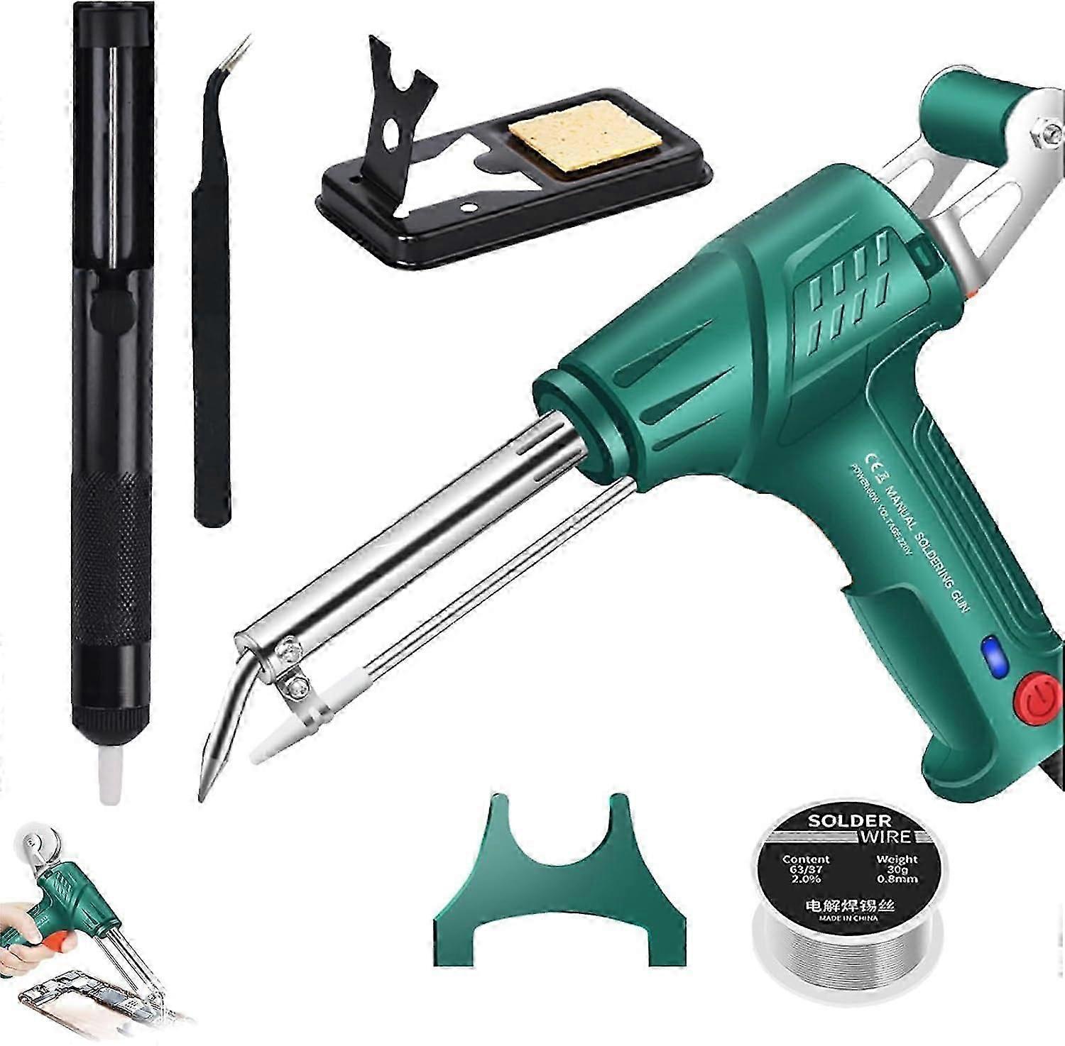 Industrial Laser Welding Tool & Heated Multifunction Soldering Gun Kit