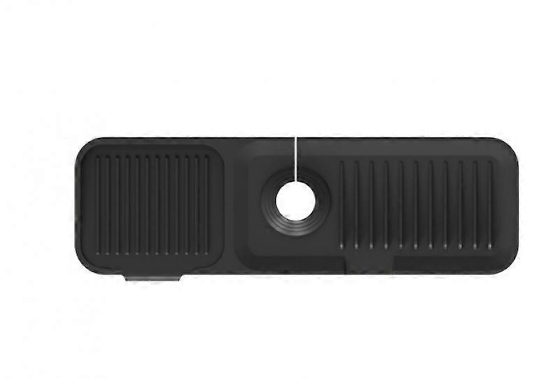 Kitchen Sink Splash Guard Silicone Splash Guard for Kitchen Sink, Black