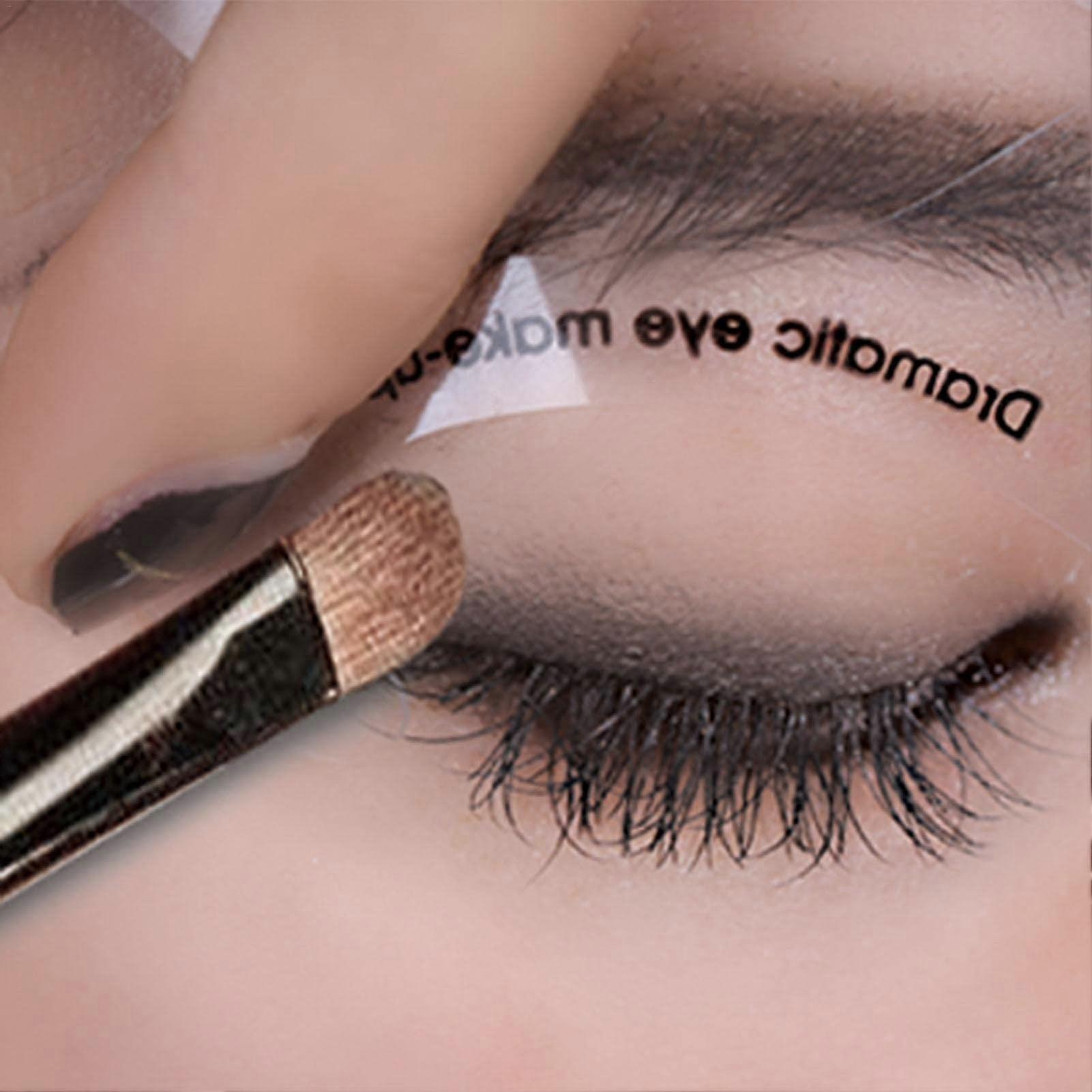 Eyeshadow Stencil Kit Eyeliner Stickers for Cat Eyes Eyeliner Stencils Pads Starters Kit Quick Makeup Template Tools for Beginners