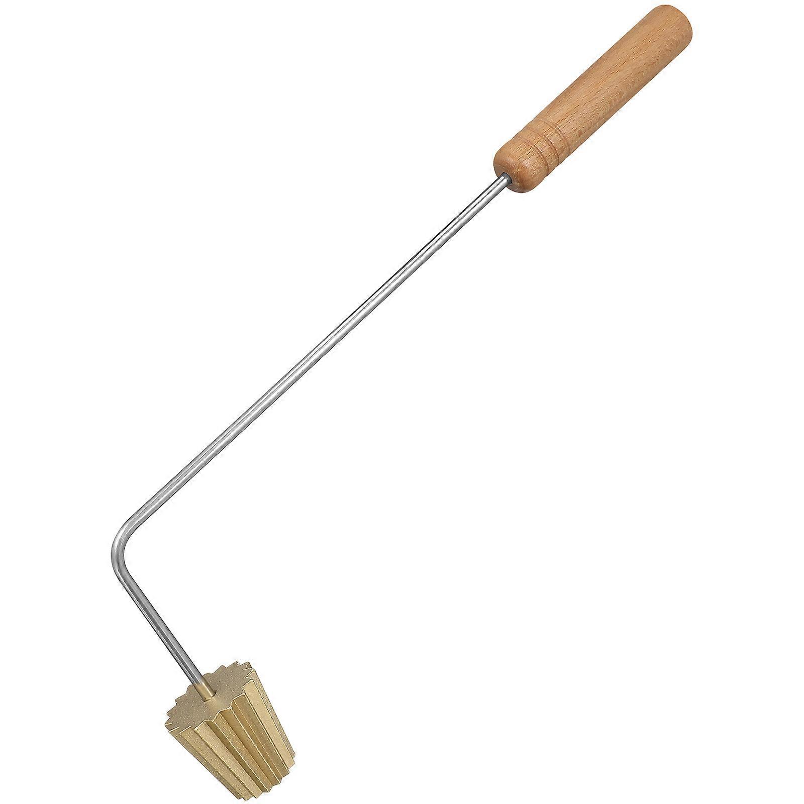 Golden Non Stick Cup Mould for Pancakes & Egg Tarts – Long Handle Baking Tool, Easy Clean, Versatile for Nyonya Recipes