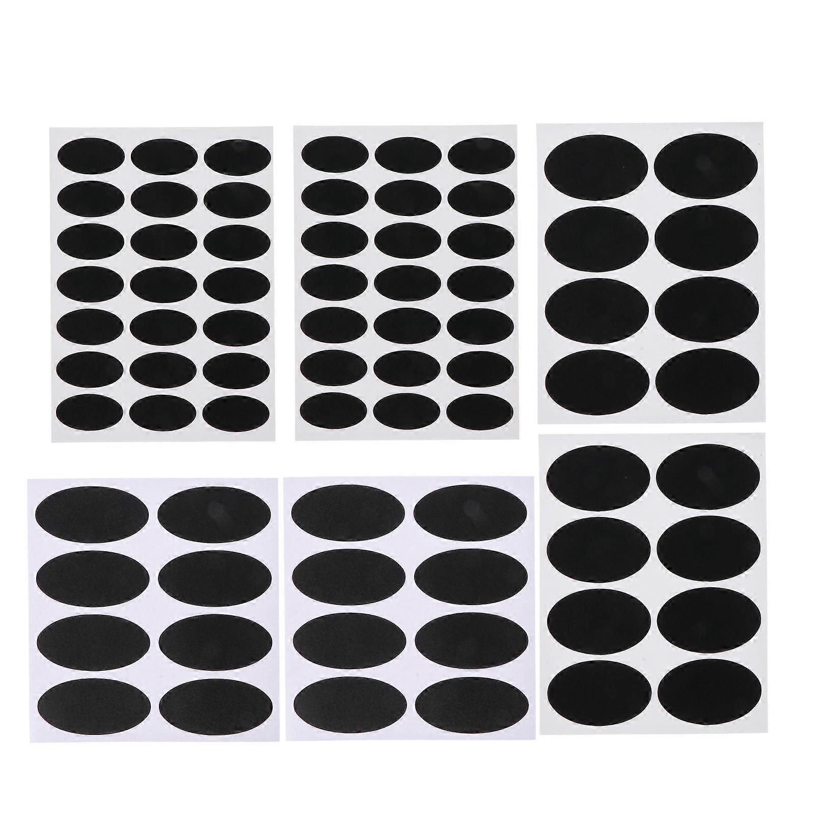 148pcs Adhesive Seasoning Bottle Labels, Chalkboard Style Oval Stickers for Kitchen Jars, Home Organization & Pantry Classification, Easy Peel