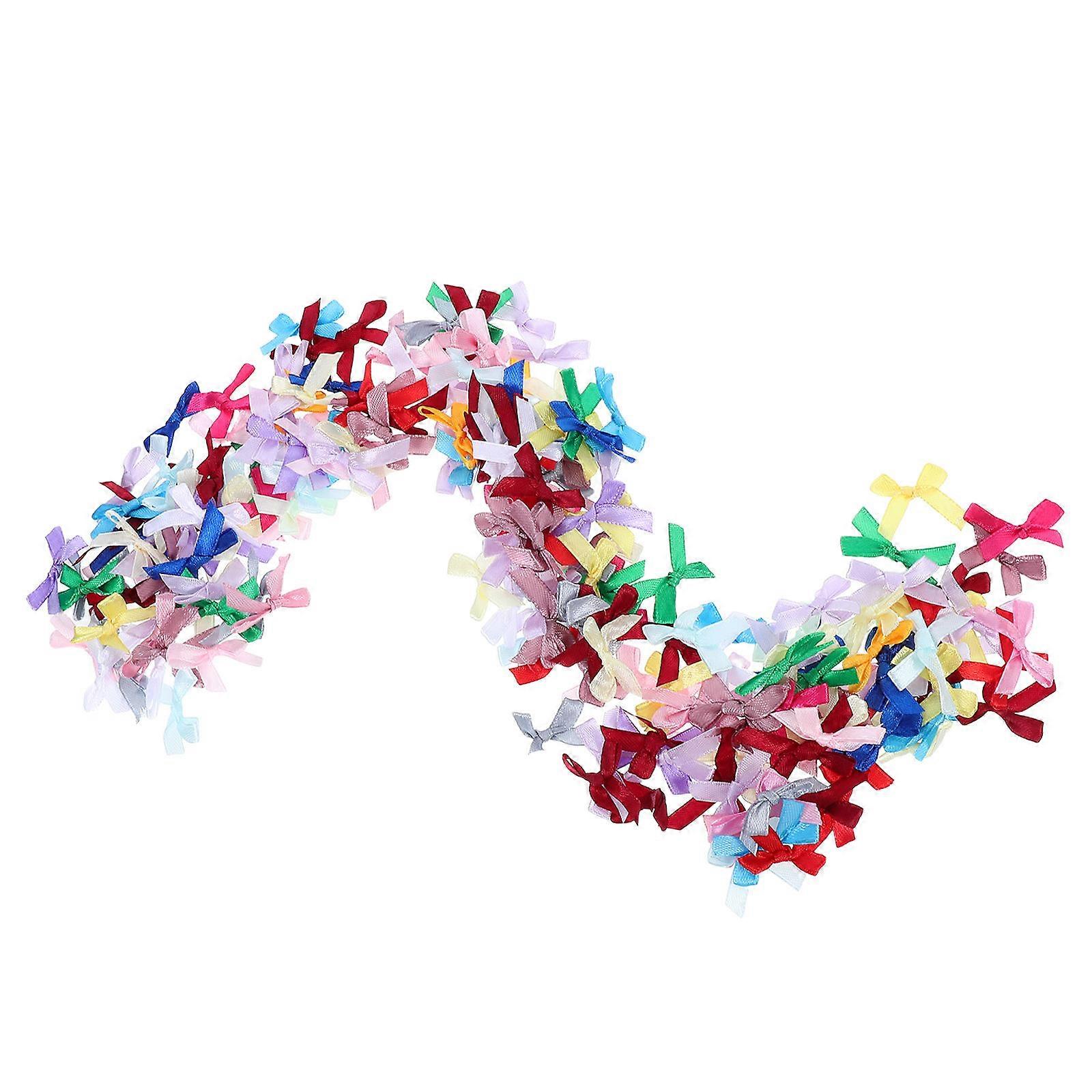 Here's a refined and professional product description based on your input:
**200PCS Mixed Color Ribbon Hand Bows – Assorted Satin Bows for Party