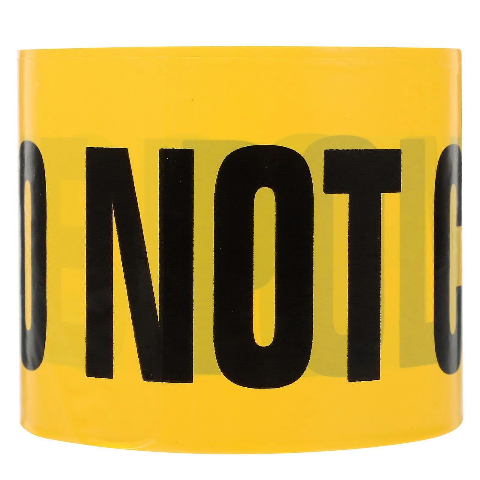 Bauband Wasserdichtes Sicherheitsband tritt nicht in die Barriere ein Gelb Schwarz Notfallsituationen 1Set