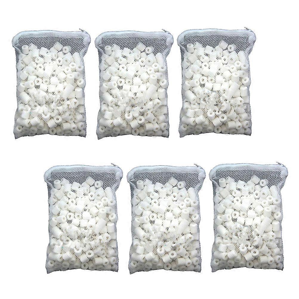 Fish Tank Filters Nitrite Removal Ceramic Filter Rings 6Packs