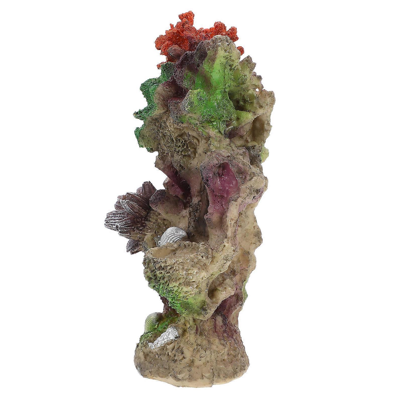 繊細な水族館の飾りリアルなスタイルの珊瑚の装飾耐摩耗性樹脂水族館造園1セット