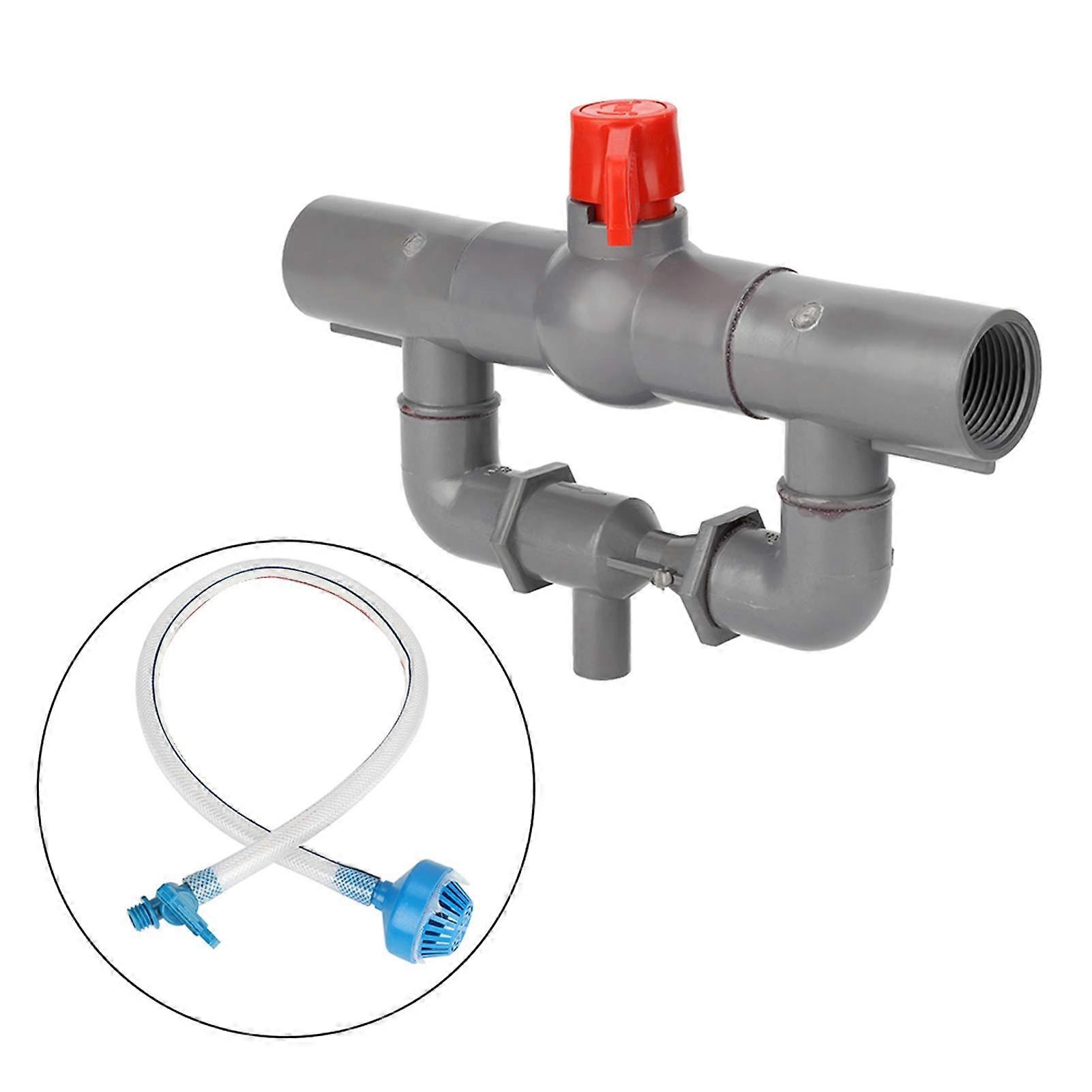 Fertilizer Valve Injector Sprayer Mixer for Agriculture Irrigation System, Compatible Pipe Cultivation Device, Default