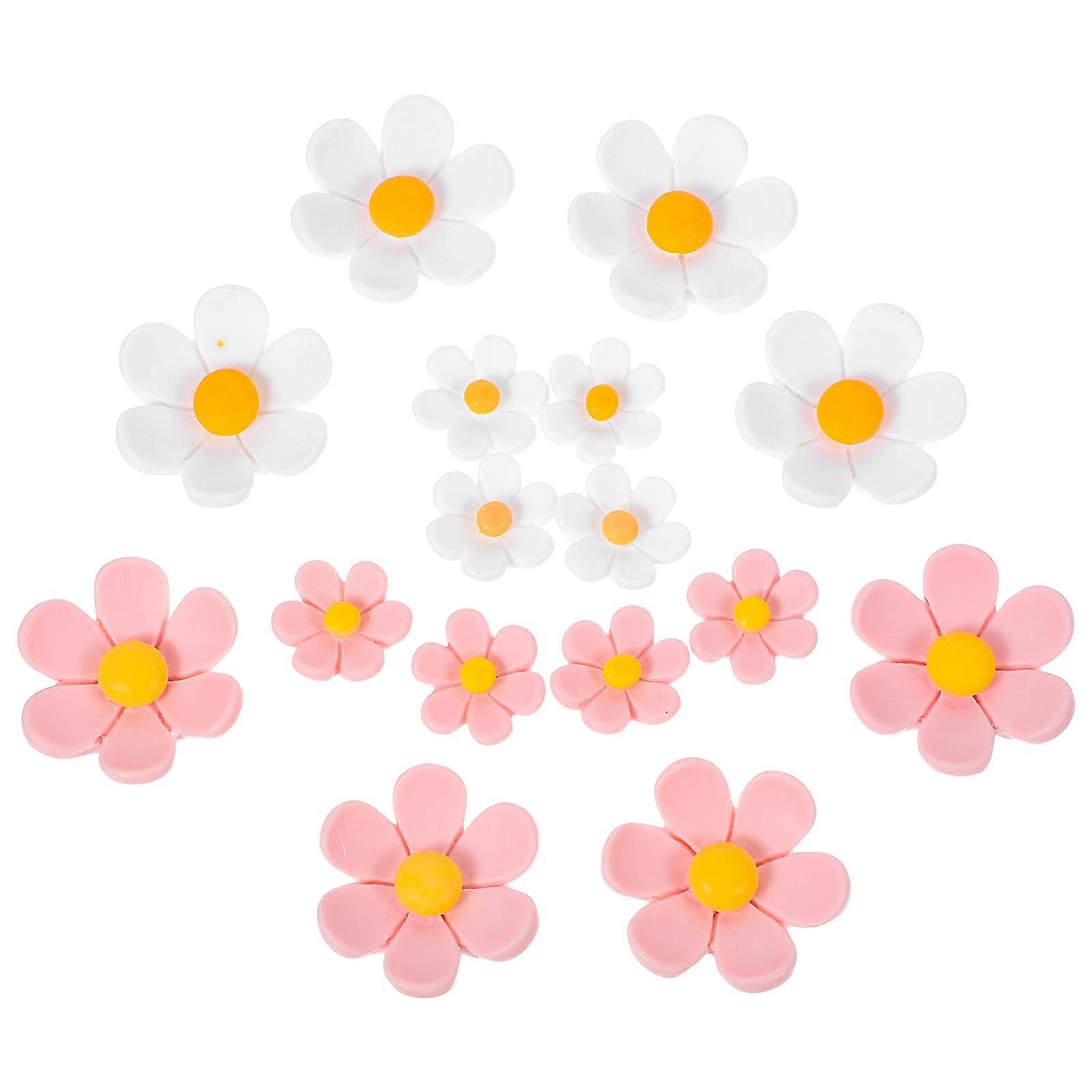 Flower Magnets Refrigerator Photo Display Assorted Color Office Use Magnetic Picture Hangers 16Pcs