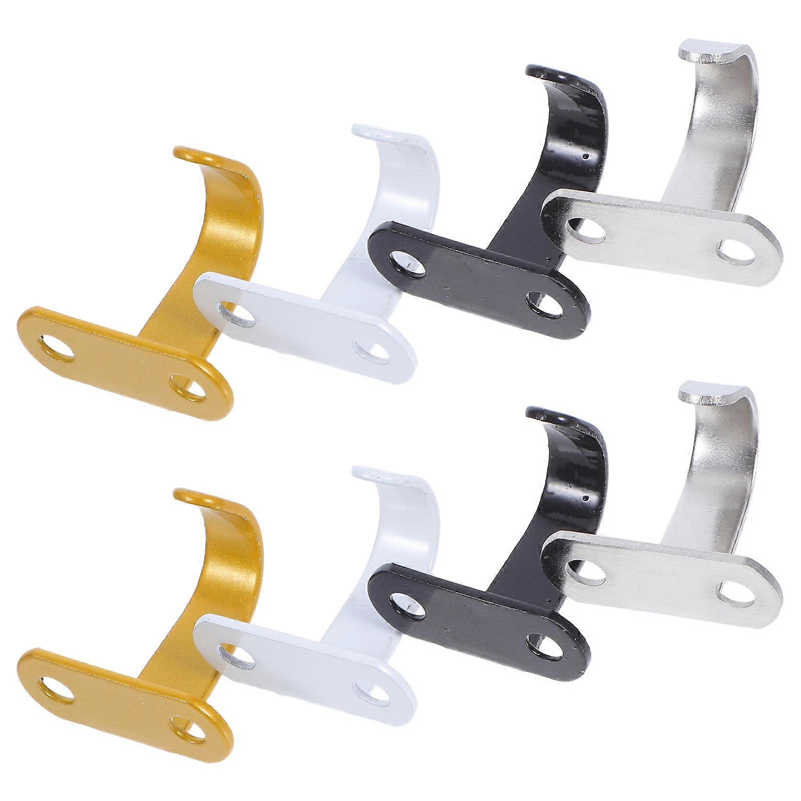 Hooks For Coffee Cups Hanging Durable Materials Heavy Duty Use Iron Square Design Wall Mounted Robe Clothes Hanger 8Pcs