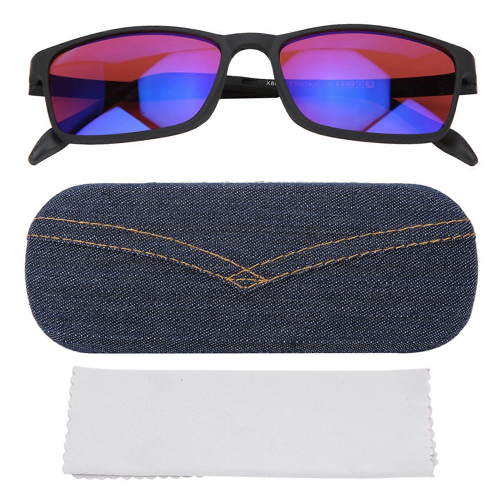 Corrective glasses for color blindness, red-green blindness, visual weakness, vision improvement