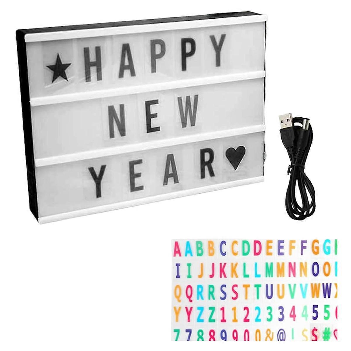 Cinema Light Box Neon Signs, Warm White LEDs Lightbox