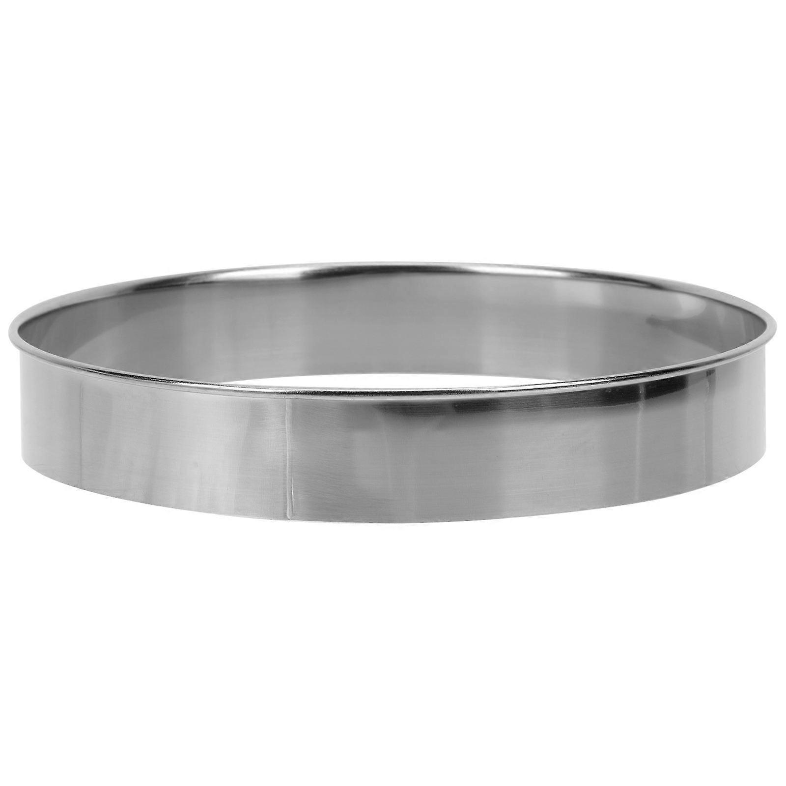 Pizza Circle Baking Tool Home Users Prevent Leaking Round Shape Silver 9 Inches 1Set