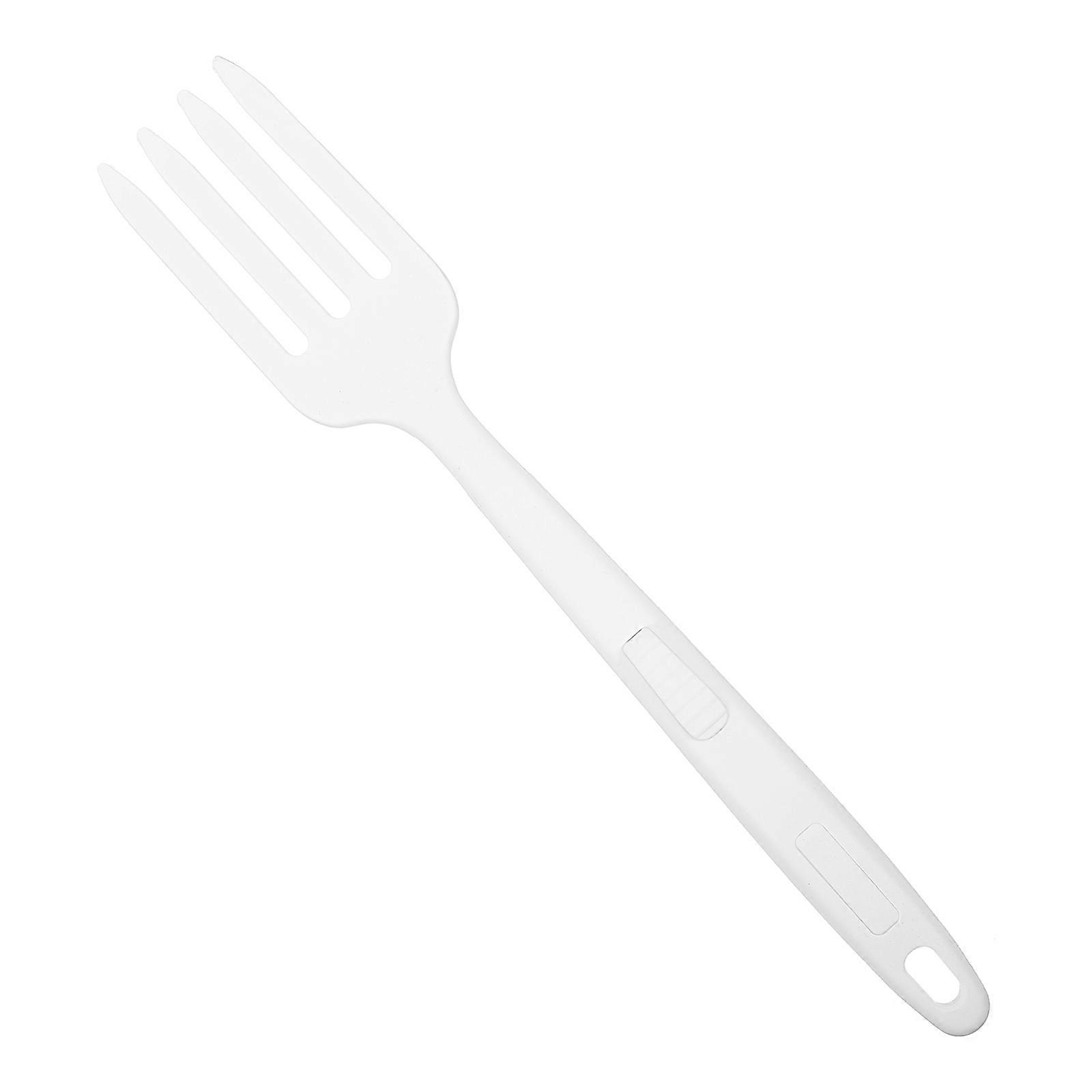 Reusable Cooking Fork Silicone Flexible Fork Portable for Meat Serving 29.50X5.30X2.40CM 1 Piece