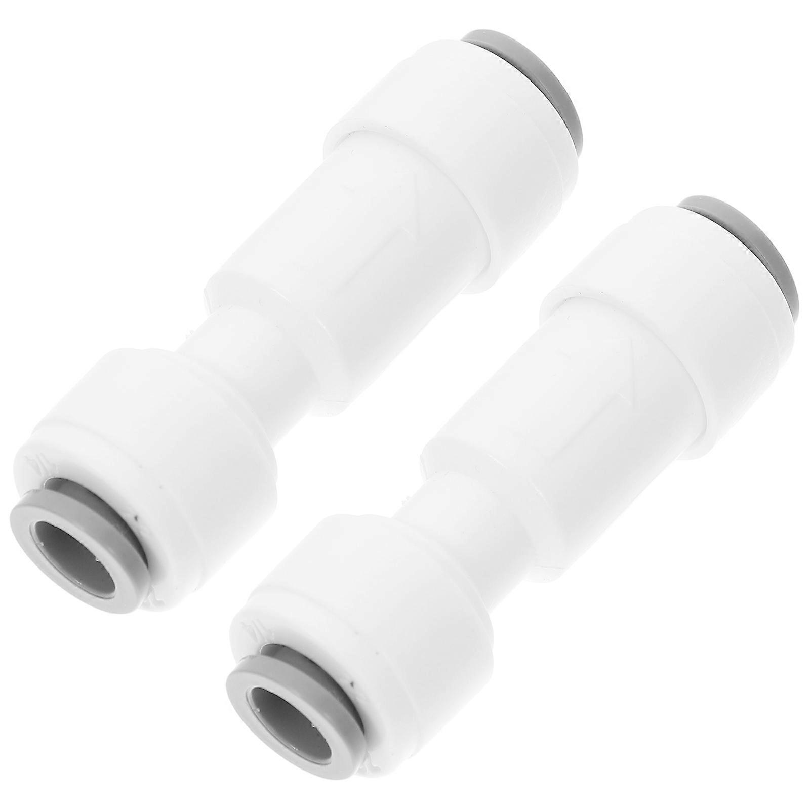 Check Valve Water Purifiers Connector Reverse Flow Prevention Home Use 2Pcs