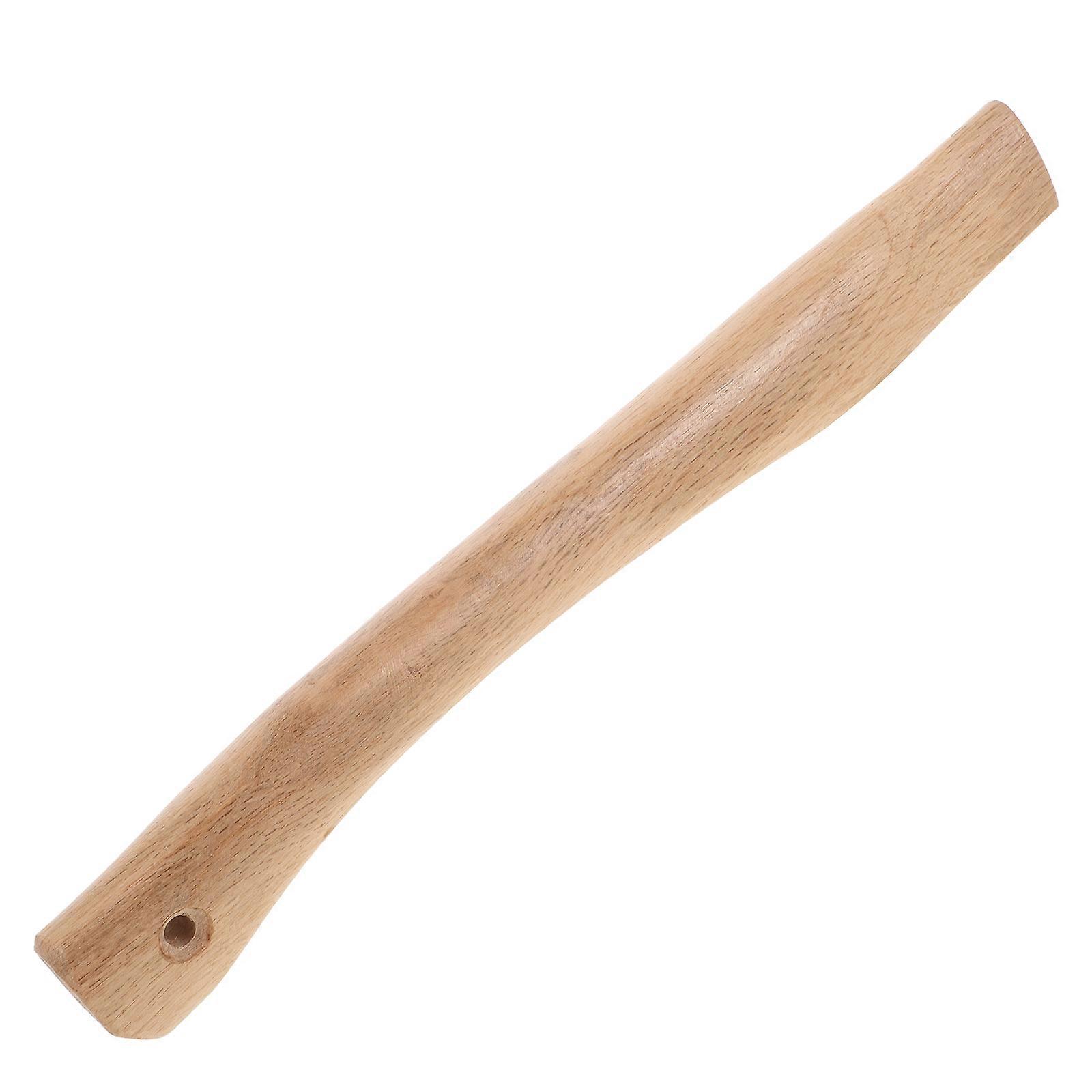 Builders Hatchet Handle Replacement Wooden Grip for Outdoor Work Khaki 37.00X4.50X3.00CM Durable Design 1Pack