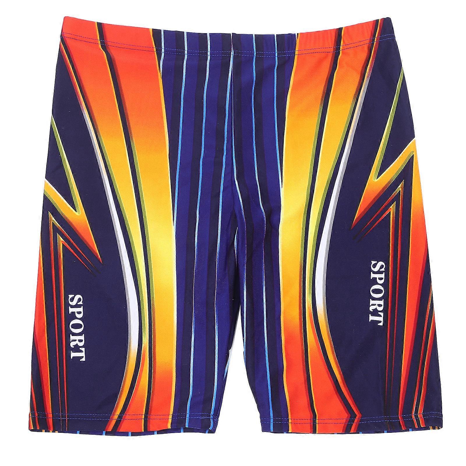 Mens Summer Beach Shorts Comfortable Printing Quick Drying Swimming Pants for Beach Activities Size XL 1Pack