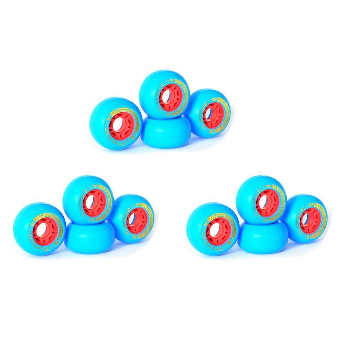 Road Driftboard Maple Split Skateboard 82A PU Drift Board Wheel,Blue