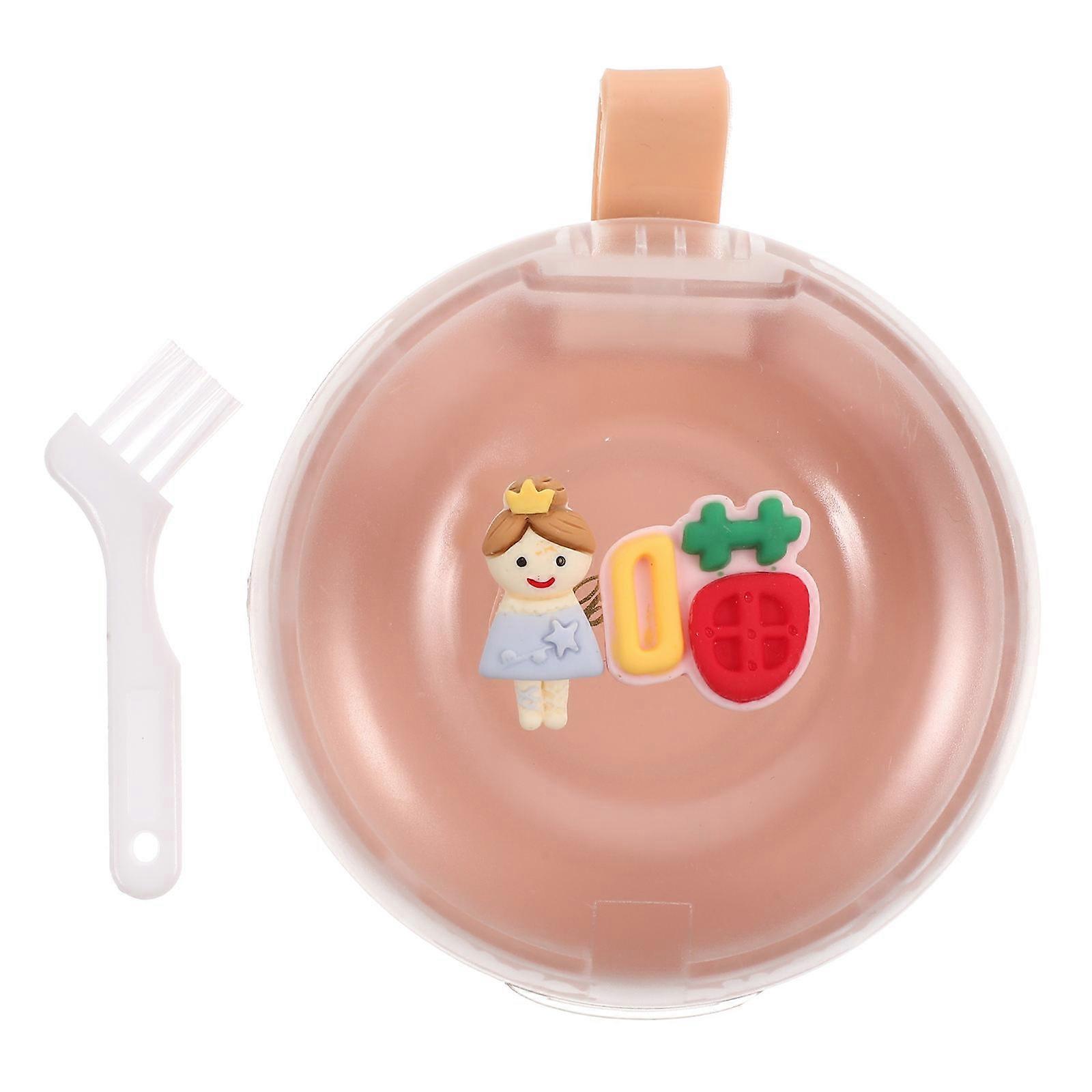 Retainer Case Cartoon Brace Box Portable Denture Storage .00X8.40X2.70cm Breathable Design 1Pack