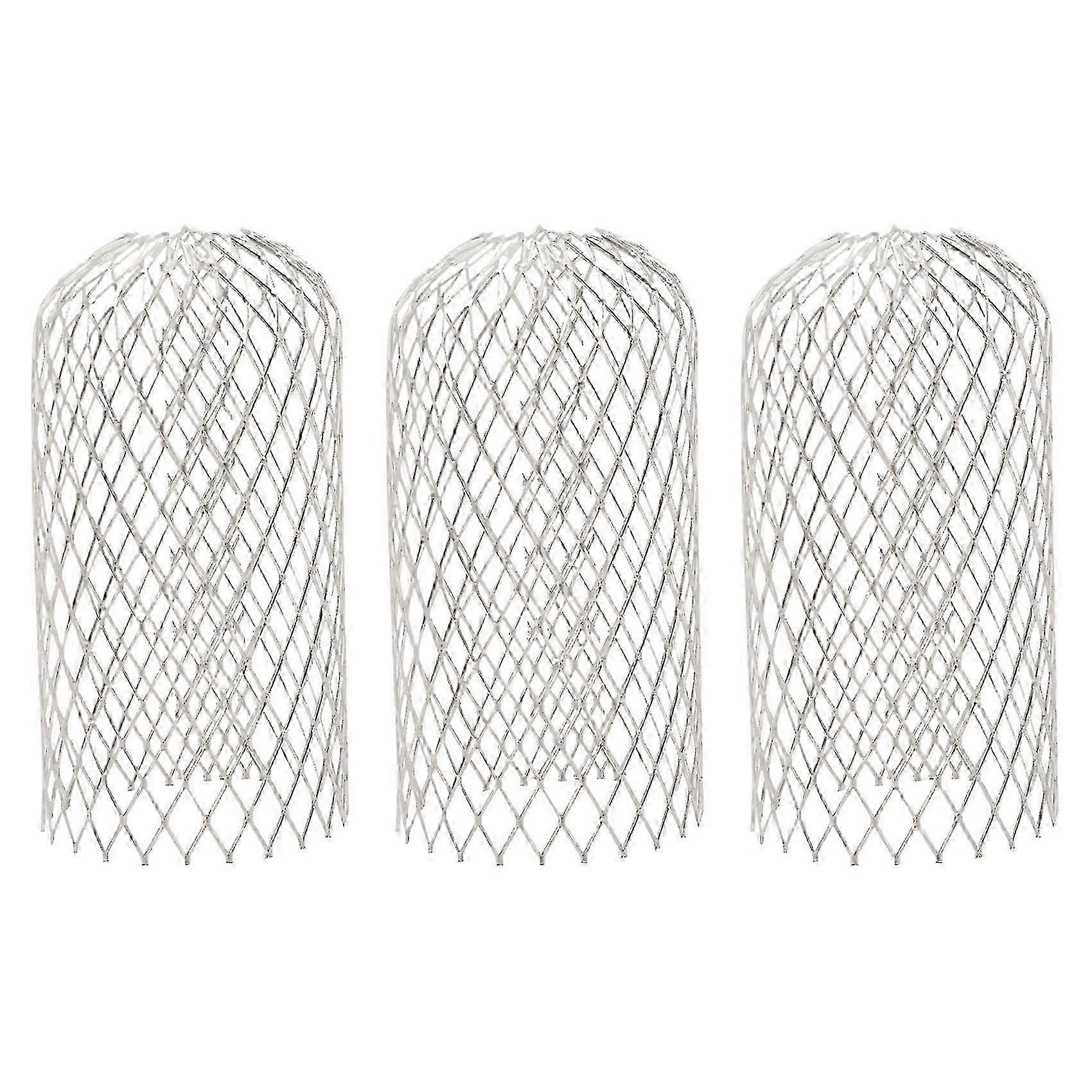 3Pcs Expandable Aluminum Gutter Guard Filters for 3 Inch Drain Leaf Protection