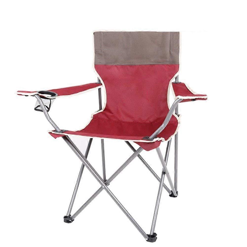 folding chair camping outdoor seat large fishing direct leisure backrest foldable Ref: 5516