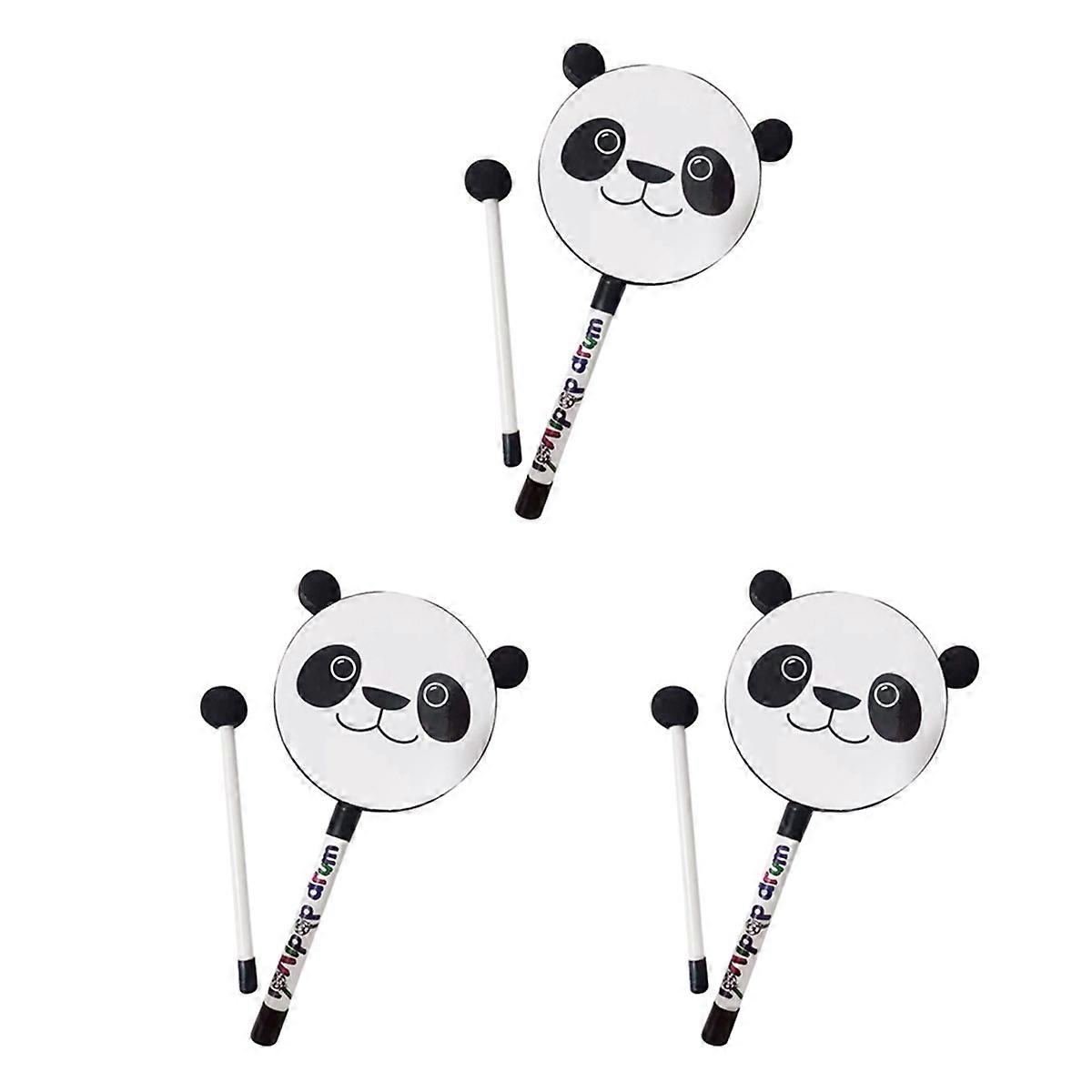 Orff Instruments Cartoon Cute Lollipop Drums 6 Inch Hand Drum