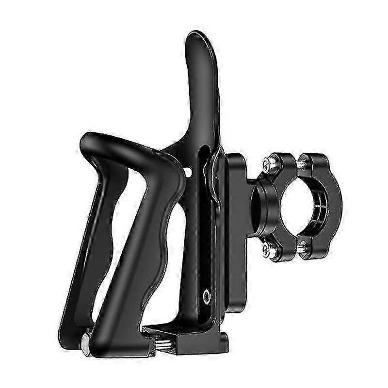 Motorcycle Handlebar Drink Holder with Rotating Feature for Water Bottles