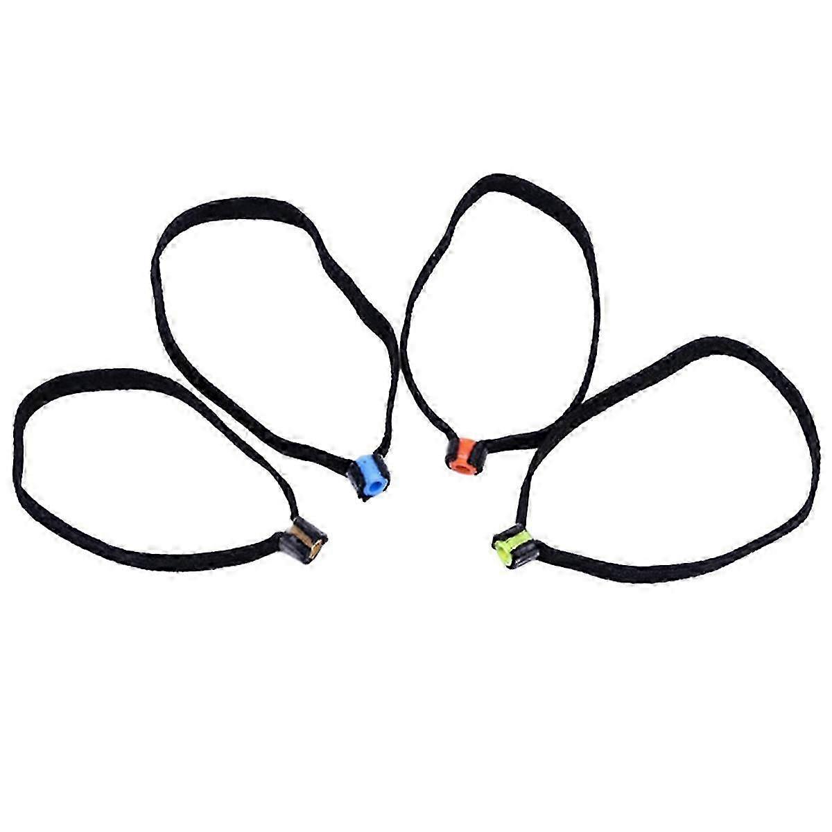 4Pcs Fly Fishing Tippet Elastic Spool Rings Fishing Wire Leader Tackle Tool Replacement Line