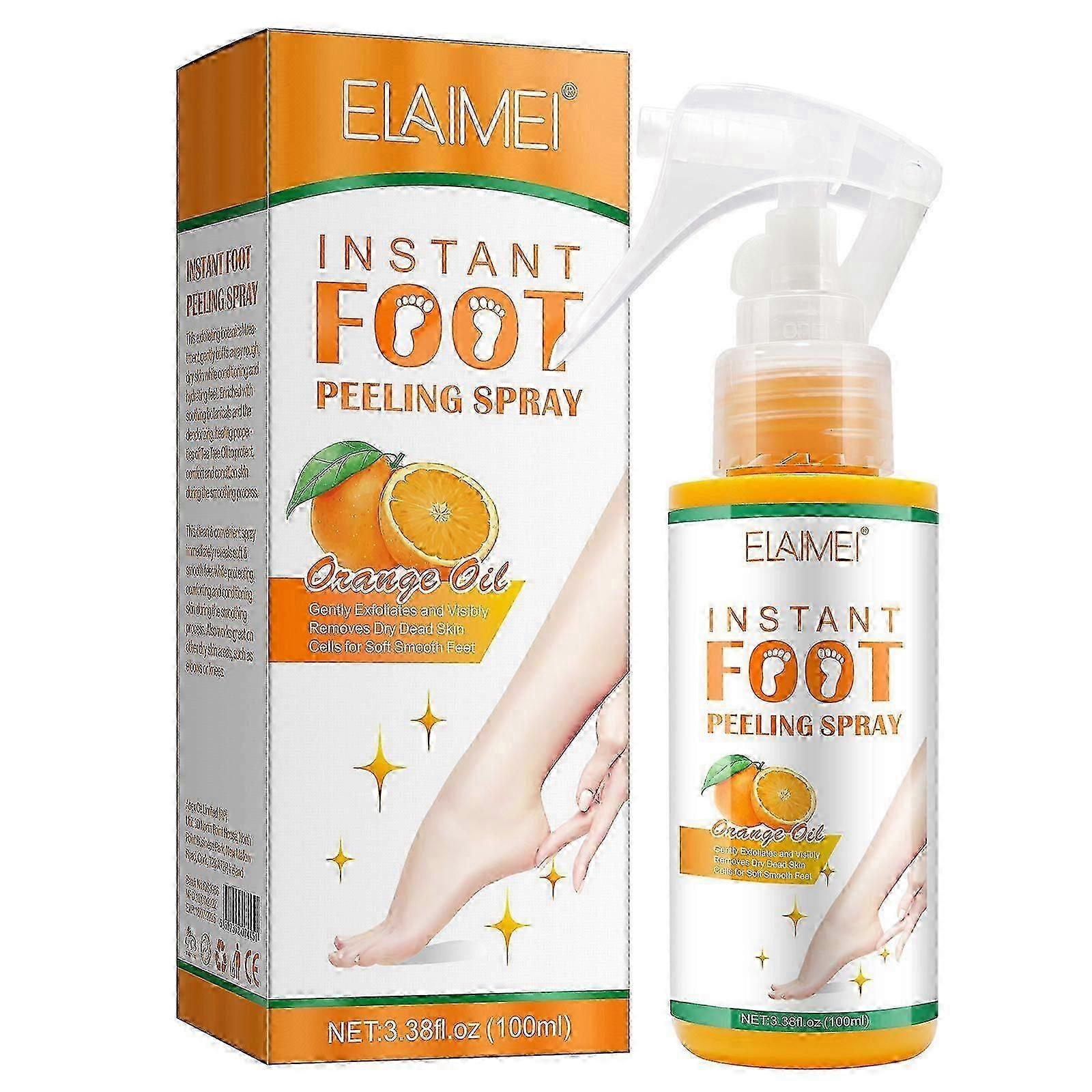 Foot Exfoliating Spray Gently Exfoliates Dead, Cleans, Deodorizes, Removes Calluses, Keeps Foot Soft And 2025