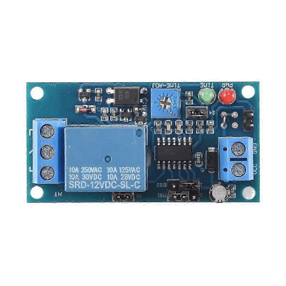 12V DC Delay Relay Switch Module with Timer for Delay Turn On/Off