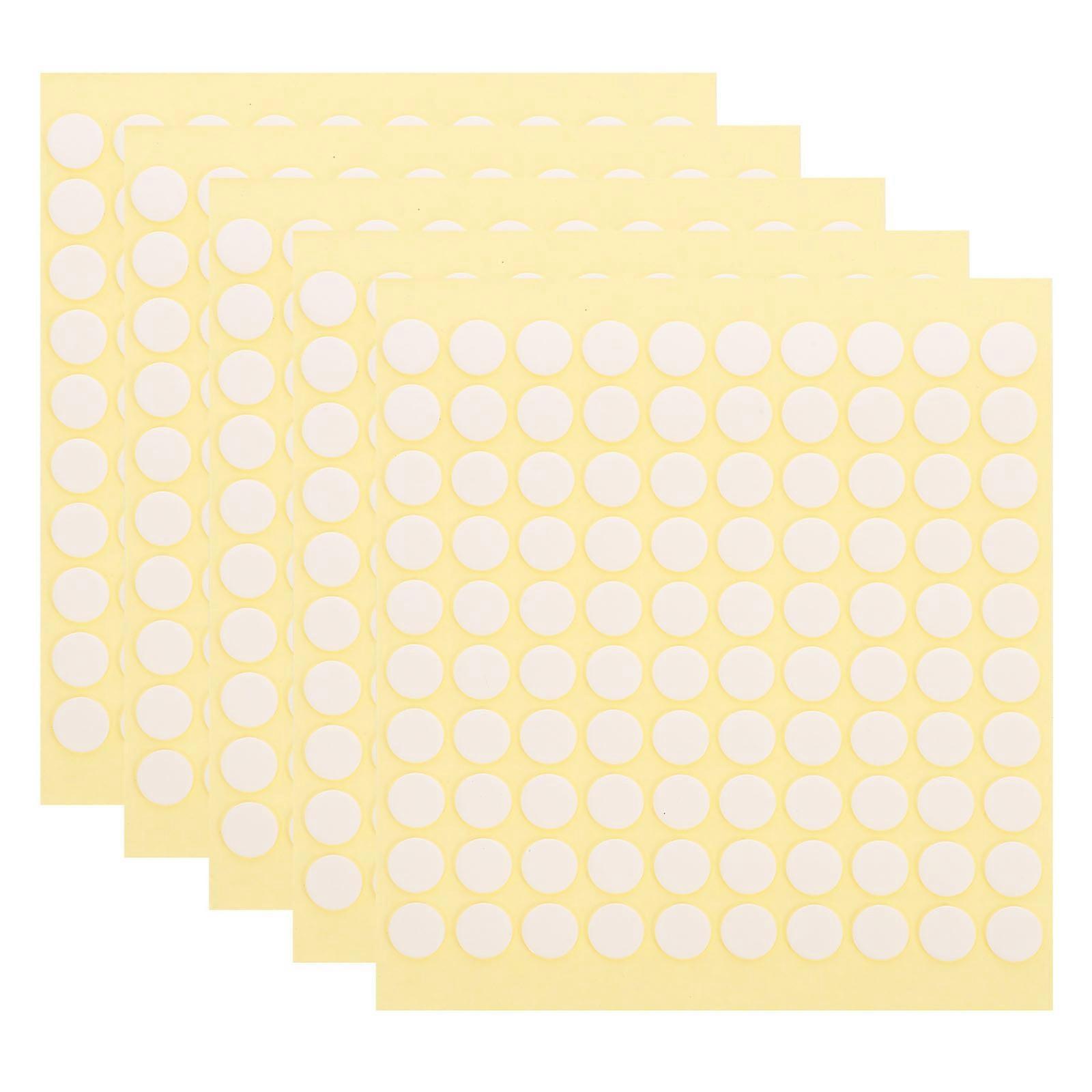 500pcs Removable Transparent Adhesive Dots Strong Double Sided Sticky Tape for Balloons, Wall Hanging, Craft Decoration, Non Marking Sticky Tabs for