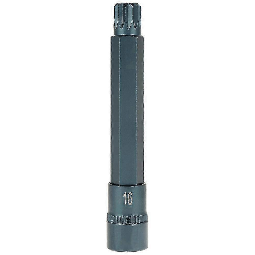 12 Point Electric Screwdriver Socket Bit Power Tool Drive Sockets 1/2" 150mm (M16)