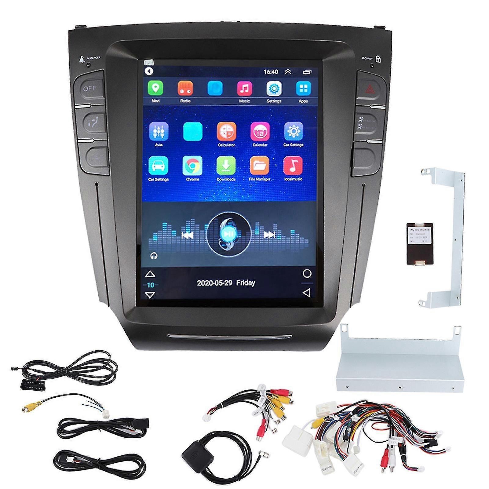 10.4In Car Radio Stereo Gps Navigation System Portrait Fit For Is200 Is250 Is300 Is350 2005?2012