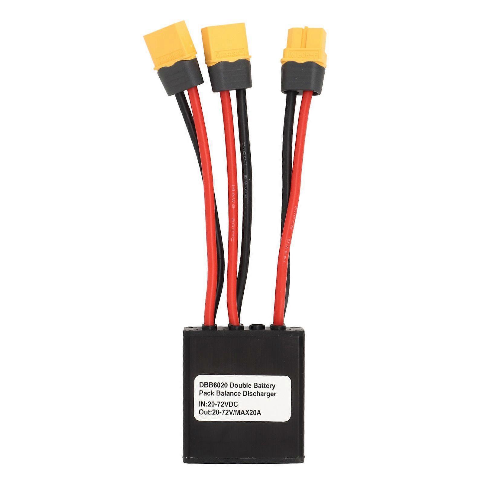 Electric Bike Double Battery Discharge Converter Dual Battery Parallel Module Adapter 20V72V 20A YMQX)