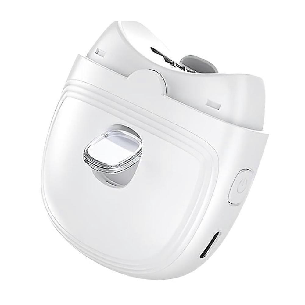 USB Electric Fingernail Clipper Automatic Light Trimmer Nail Cutter