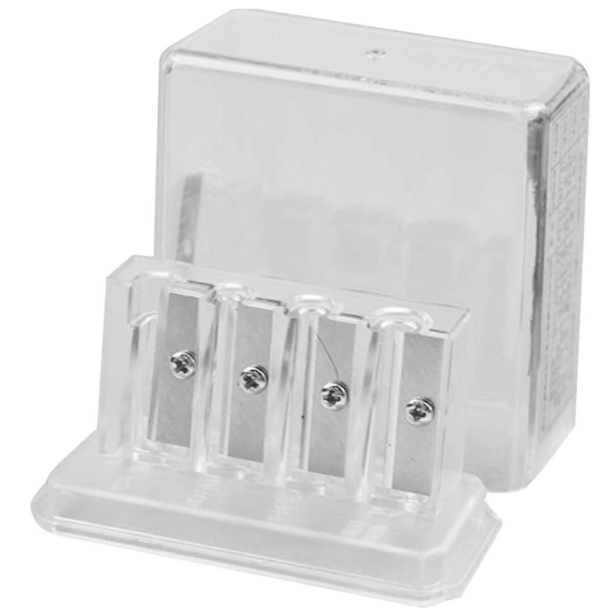 Manual Pencil Sharpener with 4 Holes for Children  School Supplies