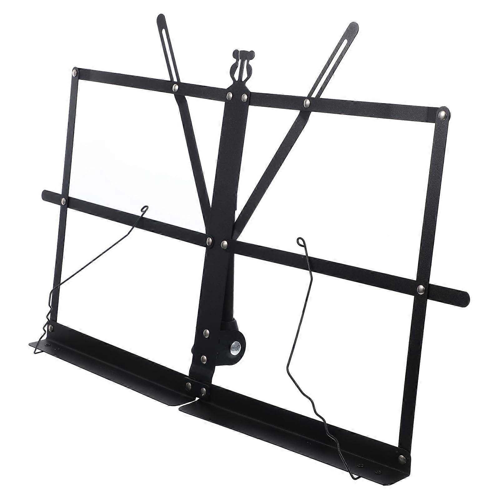 Music Stand Rechargeable Clip Microphone Drum Book Stand Tablet Stand Desktop Stand Keyboards Music Keyboard Tablet Holder Foldable
