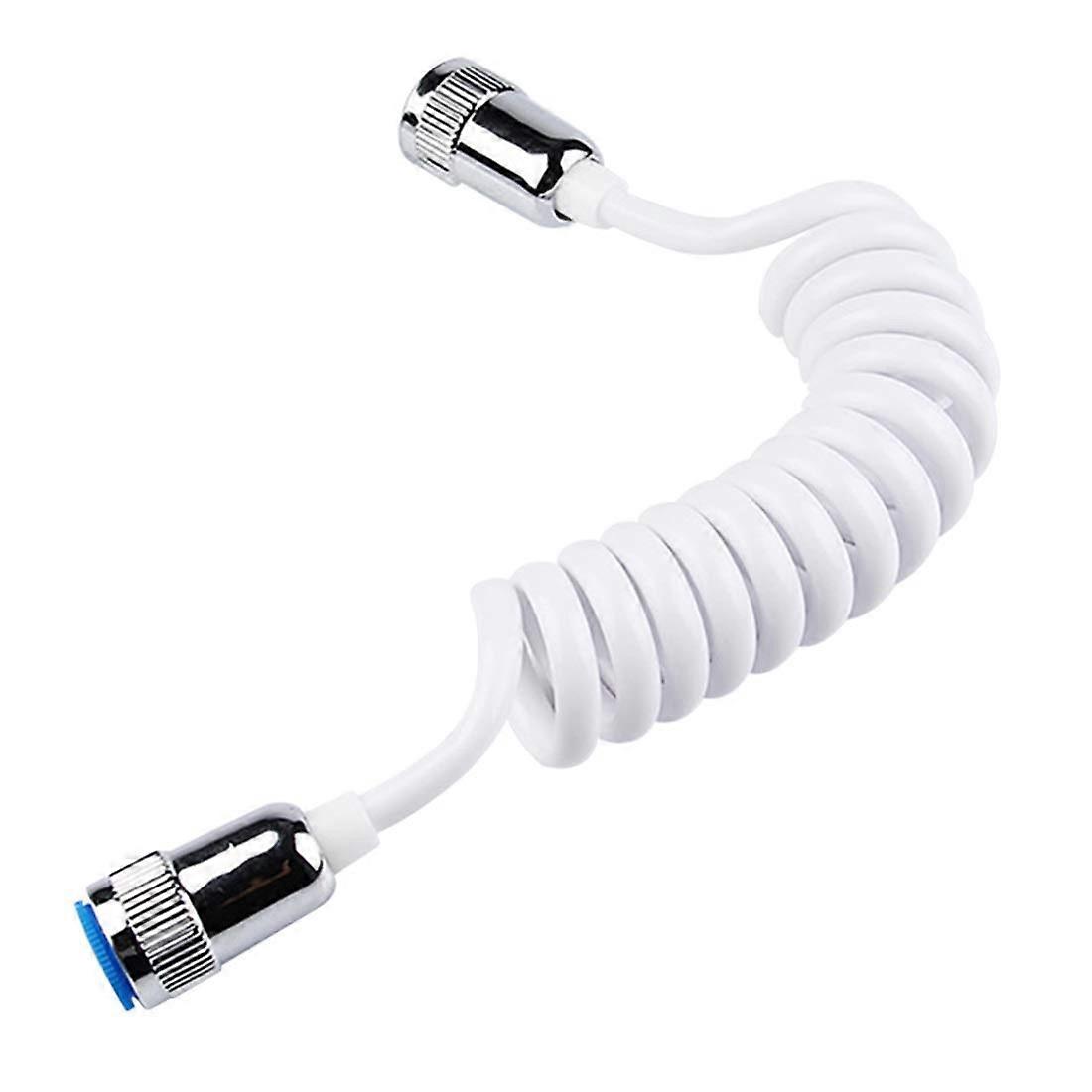 Brause hose, shower hose spring flexible for bidet sprayer gun 1.5m white