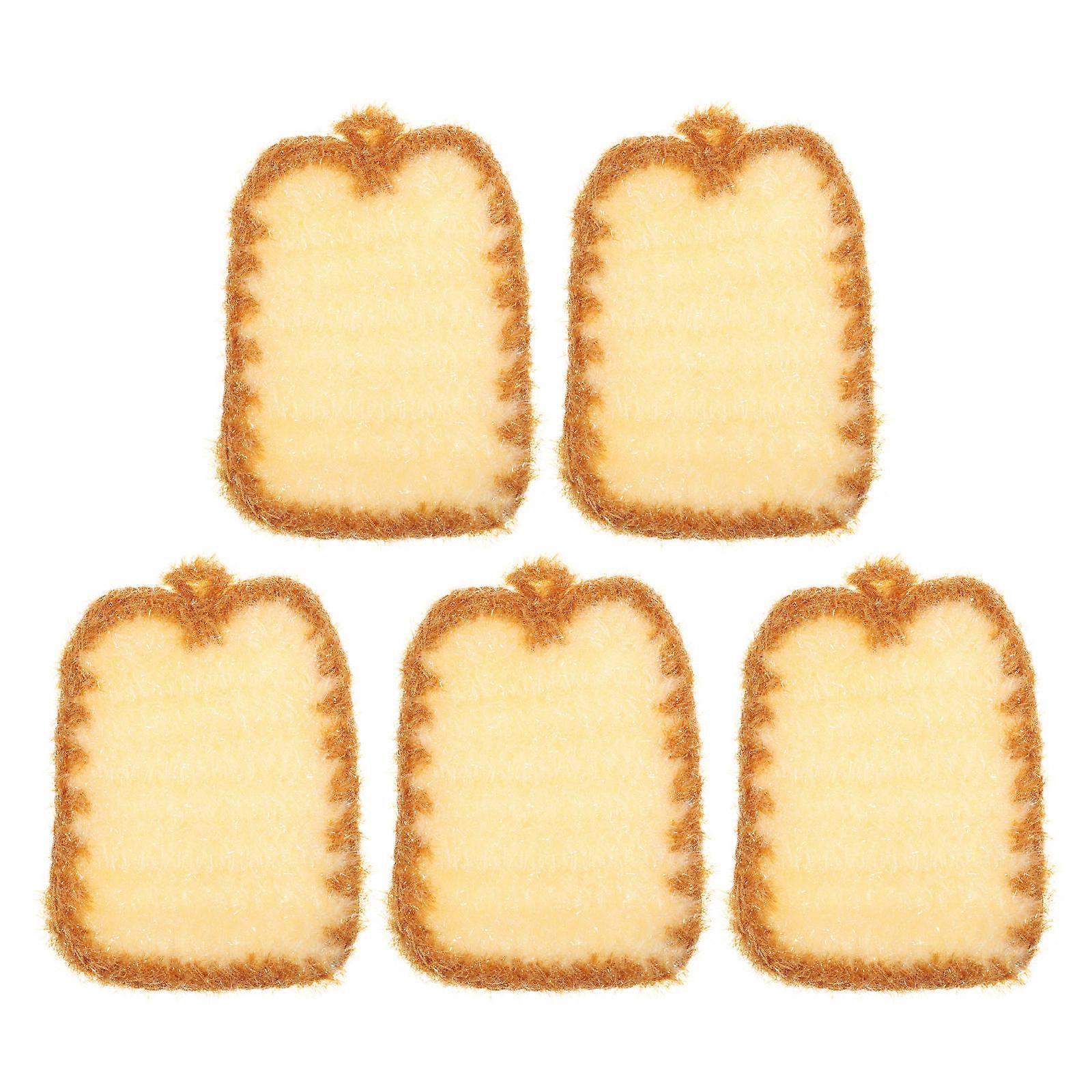 Kitchen Washcloths Assorted Color 17.00X12.00X0.70CM Quick Drying Dish Towels 5Pcs